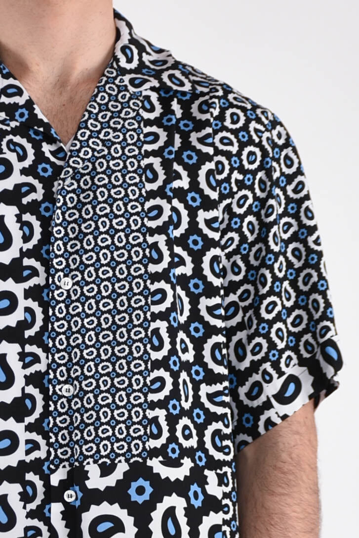 MSGM Camicia fantasia in viscosa