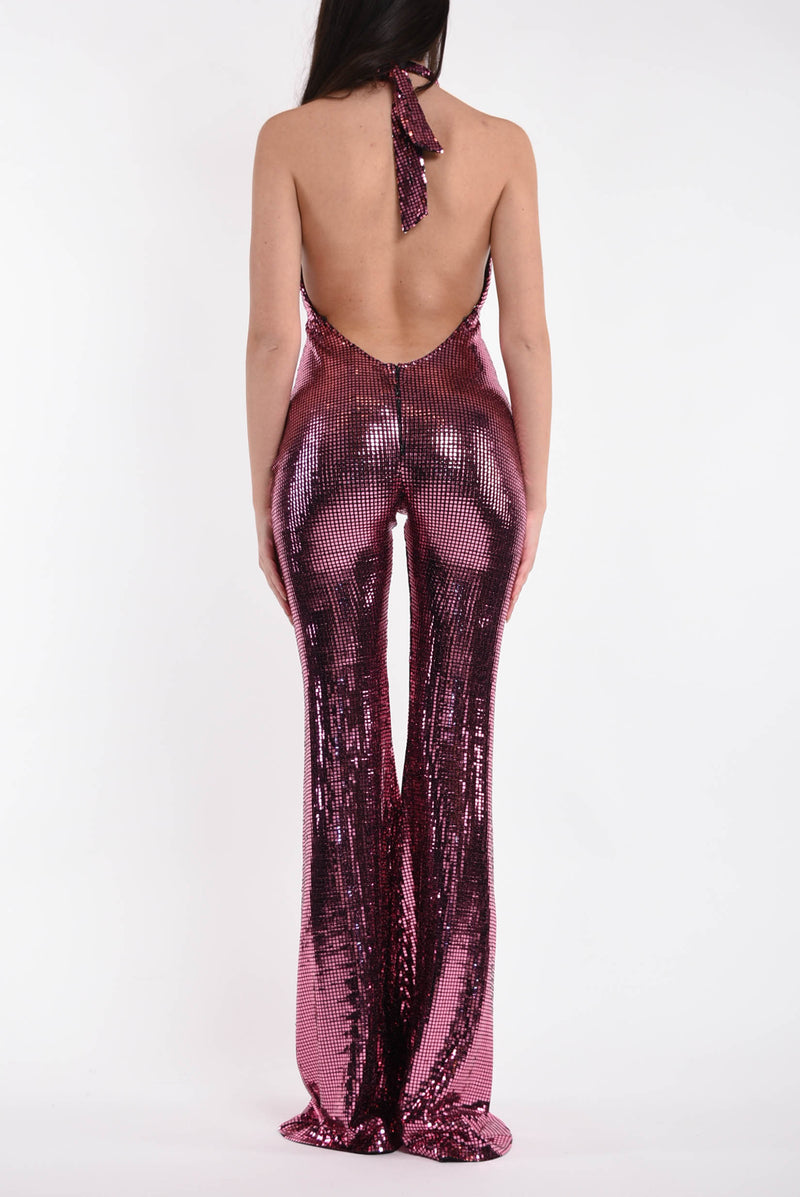 NEW ARRIVALS tuta modello sequin pink