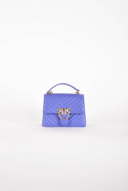 PINKO borsa a tracolla modello love one top handle mini chevron