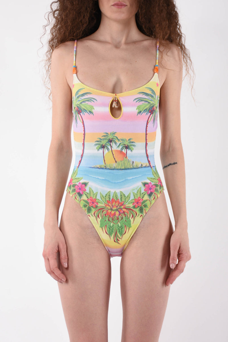 PIN UP costume intero modello hawaii