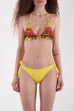 PIN UP bikini modello foglie laser
