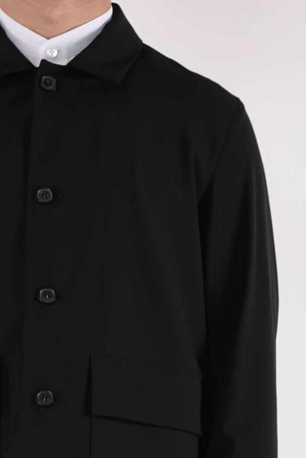 PT TORINO Giacca camicia in fresco lana