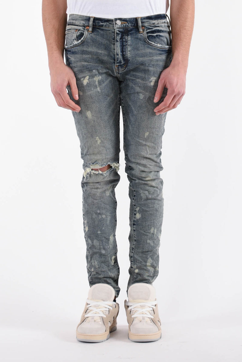 PURPLE Jeans acid bleach
