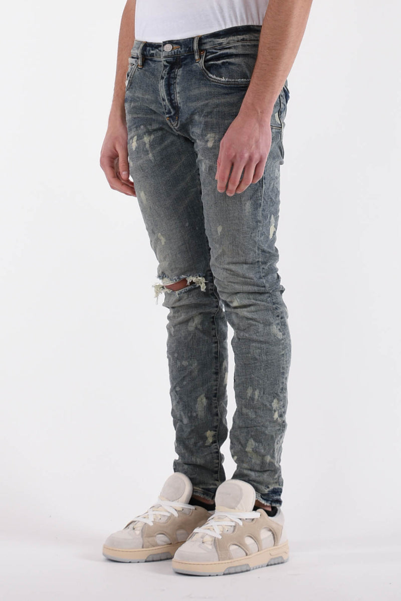 PURPLE Jeans acid bleach