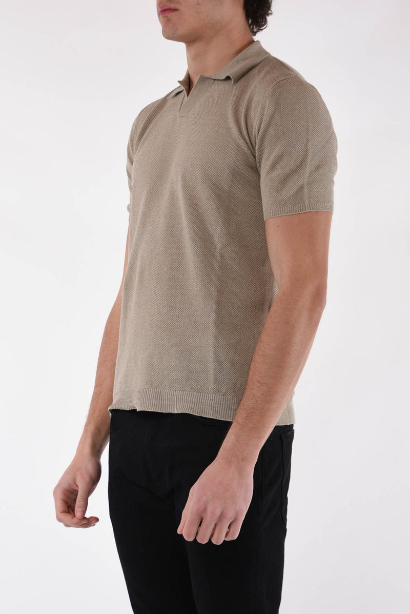ROBERTO COLLINA Polo in piquet