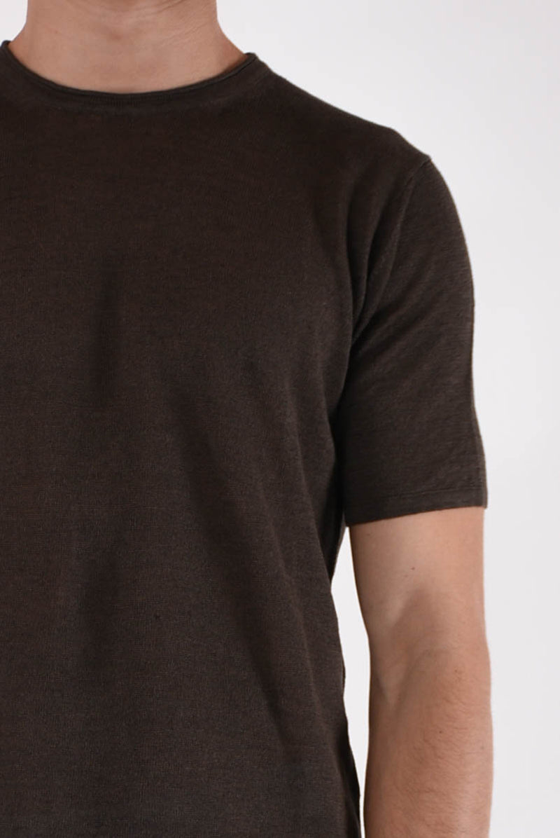 ROBERTO COLLINA T-shirt in lino