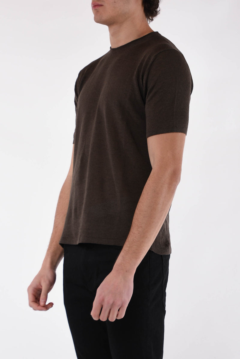 ROBERTO COLLINA T-shirt in lino