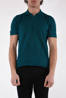 ROBERTO COLLINA Polo in piquet