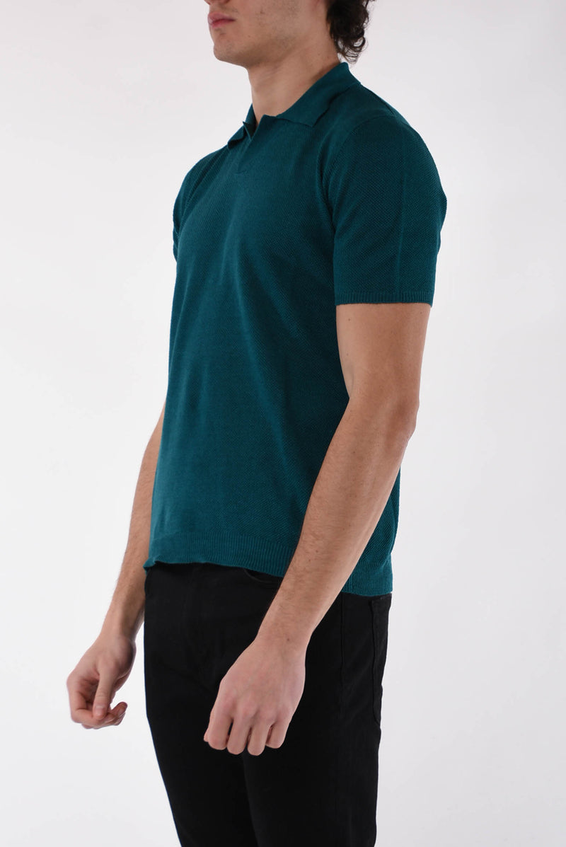 ROBERTO COLLINA Polo in piquet