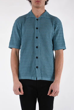 ROBERTO COLLINA Camicia punto diamante
