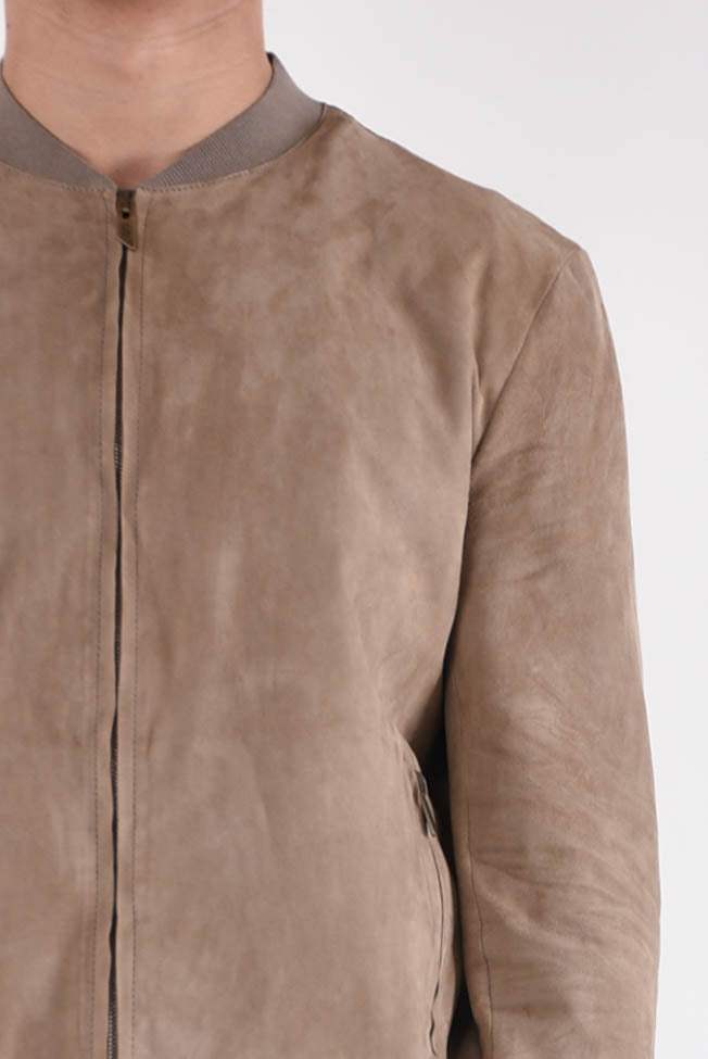 SALVATORE SANTORO Bomber in pelle