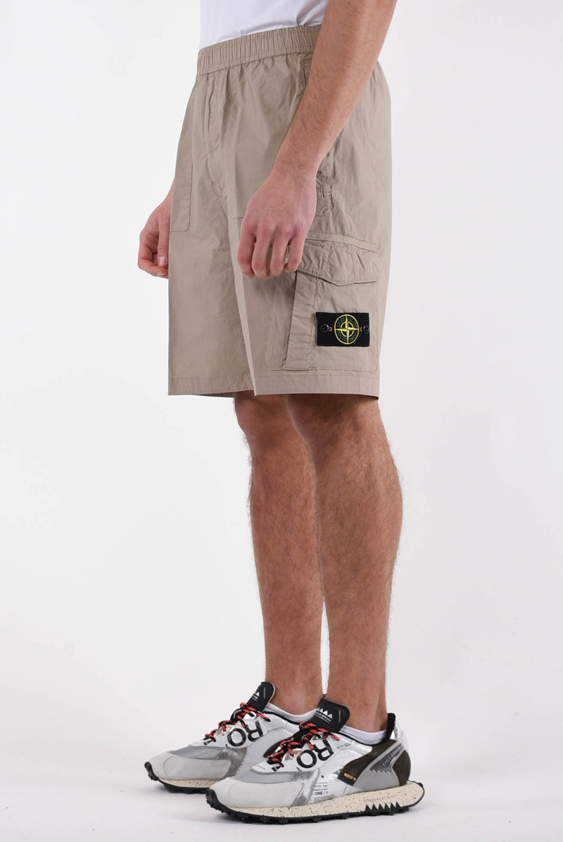 STONE ISLAND Bermuda tinto in capo