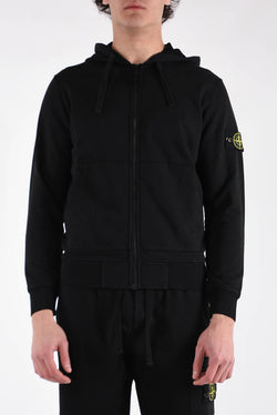 STONE ISLAND Felpa con cappuccio in cotone