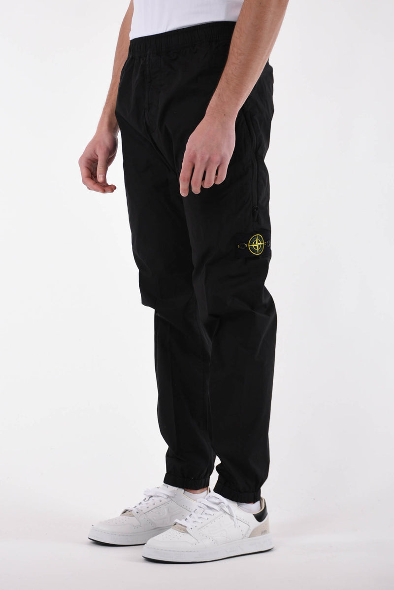 STONE ISLAND Pantaloni cargo tinto in capo