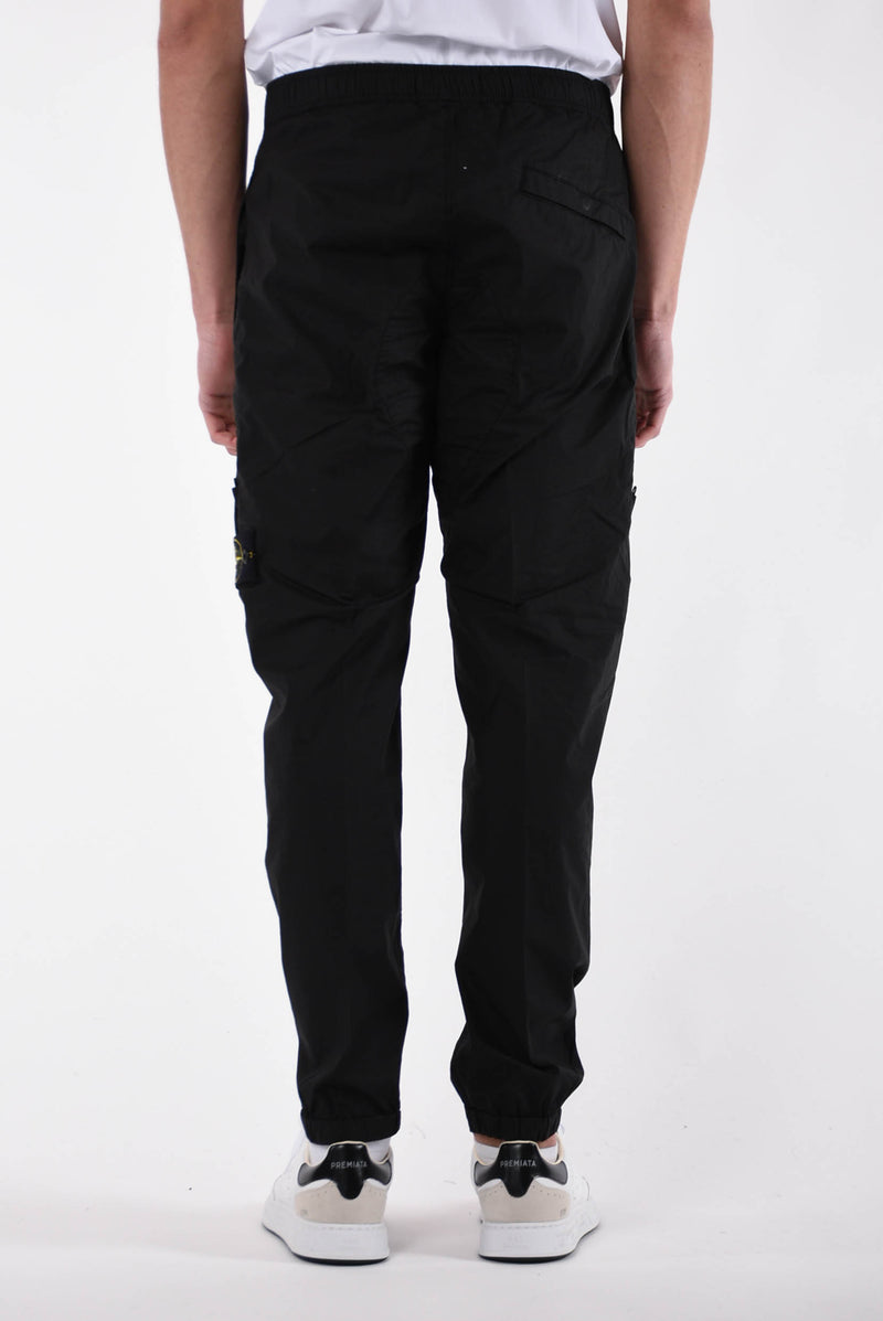STONE ISLAND Pantaloni cargo tinto in capo