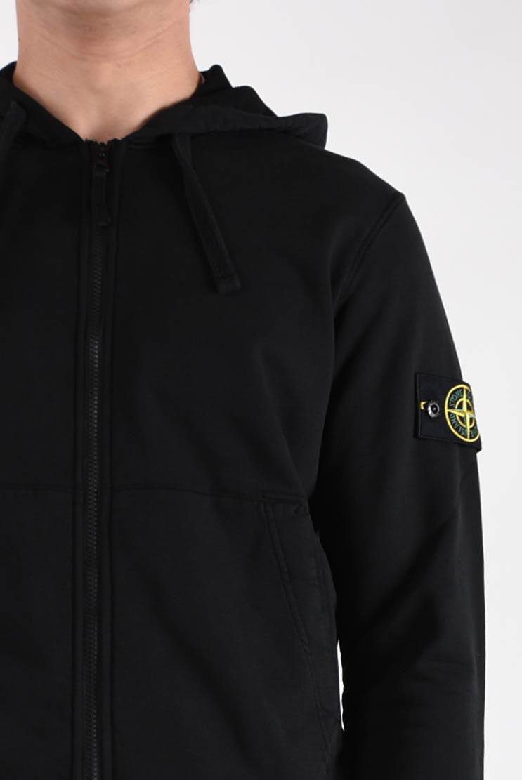 STONE ISLAND Felpa con cappuccio in cotone