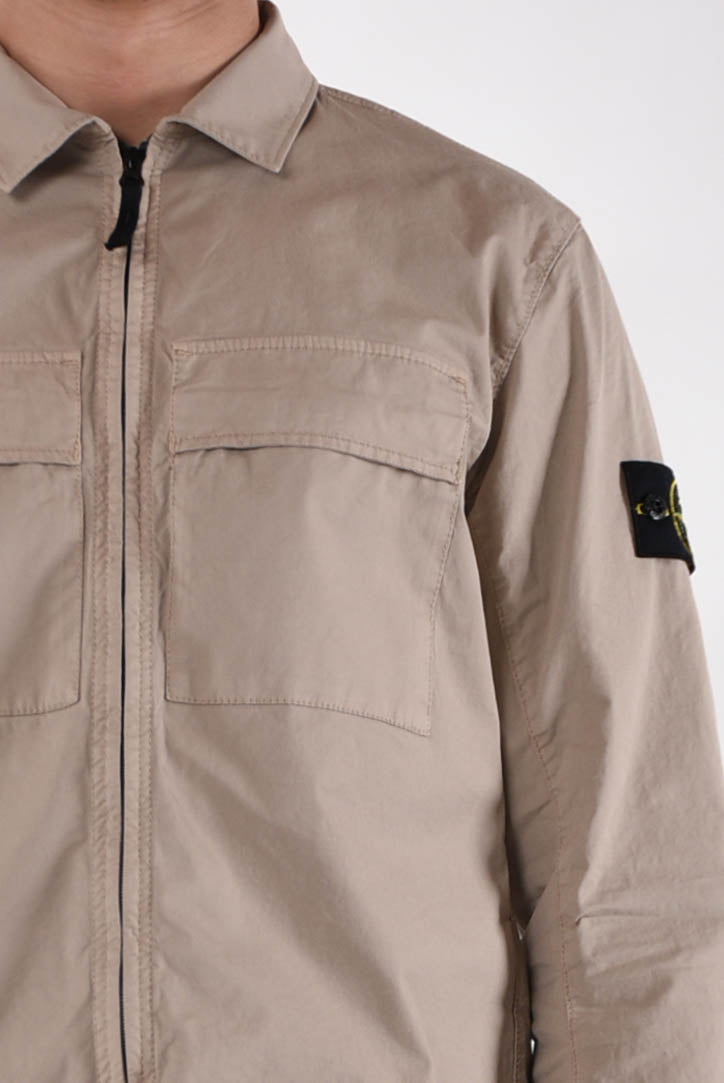 STONE ISLAND Overshirt supima in cotone