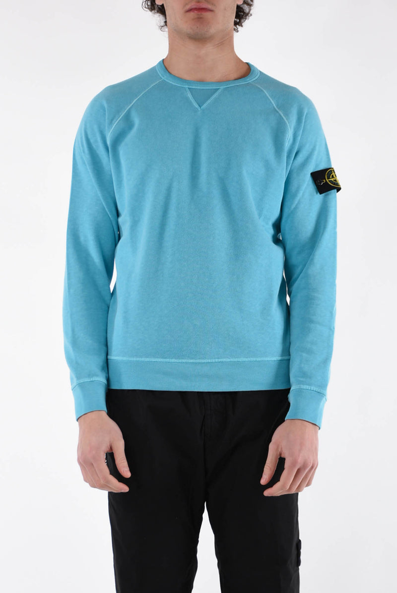 STONE ISLAND Felpa girocollo in cotone