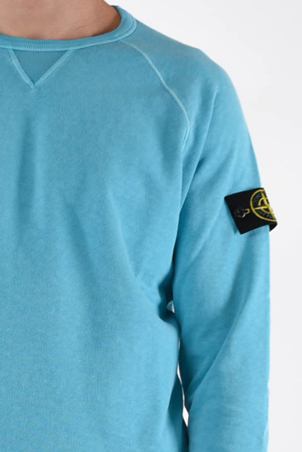 STONE ISLAND Felpa girocollo in cotone
