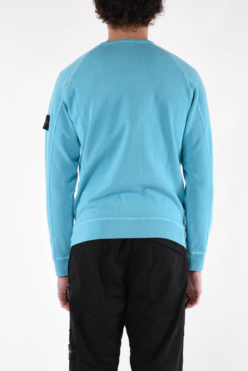 STONE ISLAND Felpa girocollo in cotone