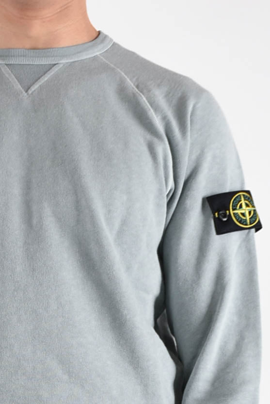 STONE ISLAND Felpa girocollo in cotone