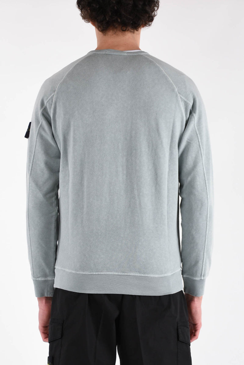 STONE ISLAND Felpa girocollo in cotone
