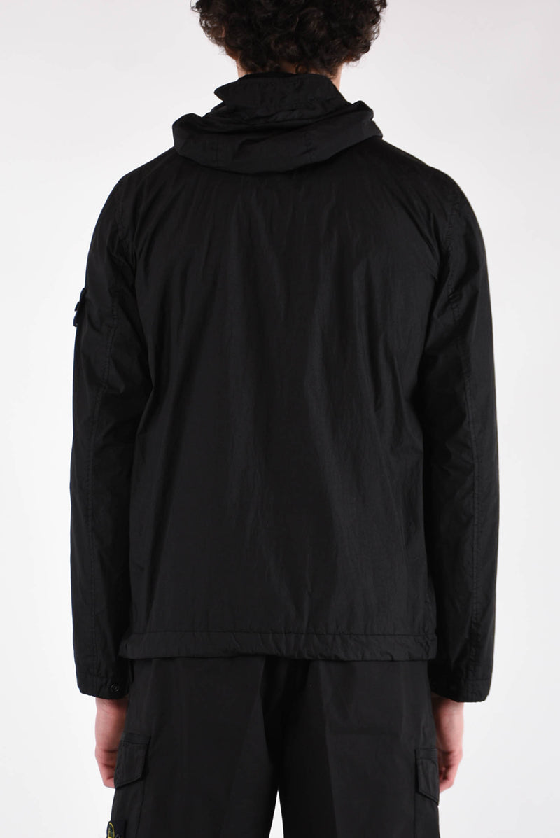 STONE ISLAND Giubbino garment dyed crinkle reps ny