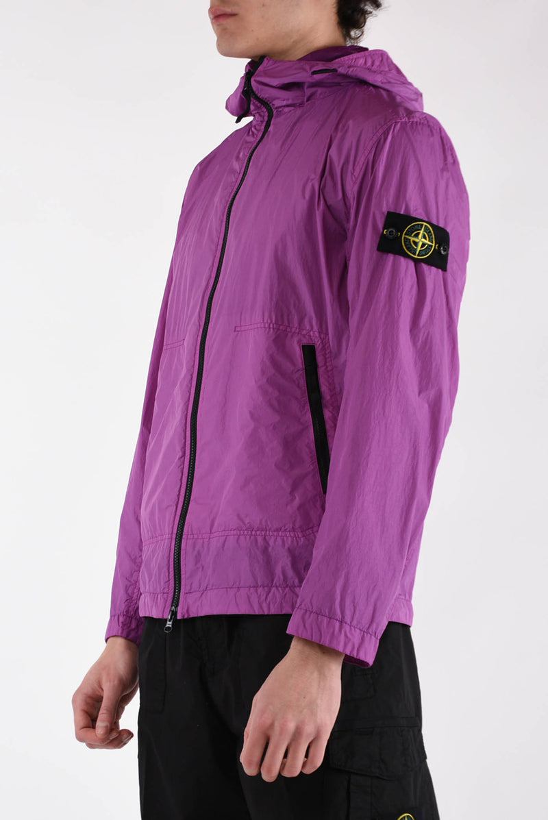 STONE ISLAND Giubbino garment dyed crinkle reps ny