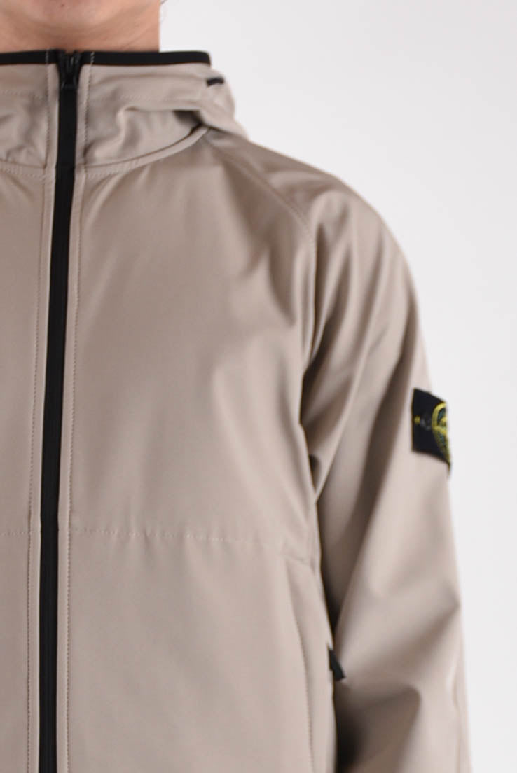 STONE ISLAND Giubbino light soft shell-r_e.dye® technology