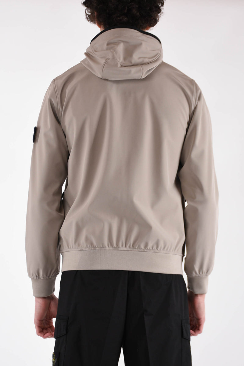 STONE ISLAND Giubbino light soft shell-r_e.dye® technology