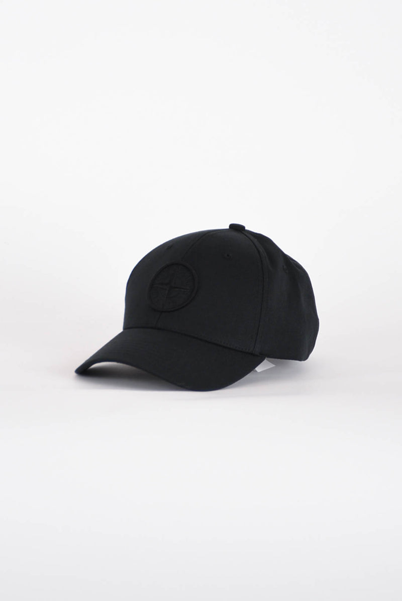 STONE ISLAND Cappello con logo in cotone