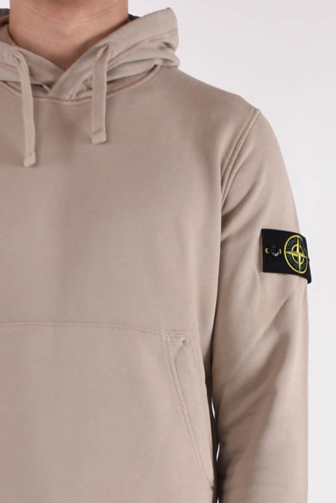 STONE ISLAND Felpa con cappuccio in cotone