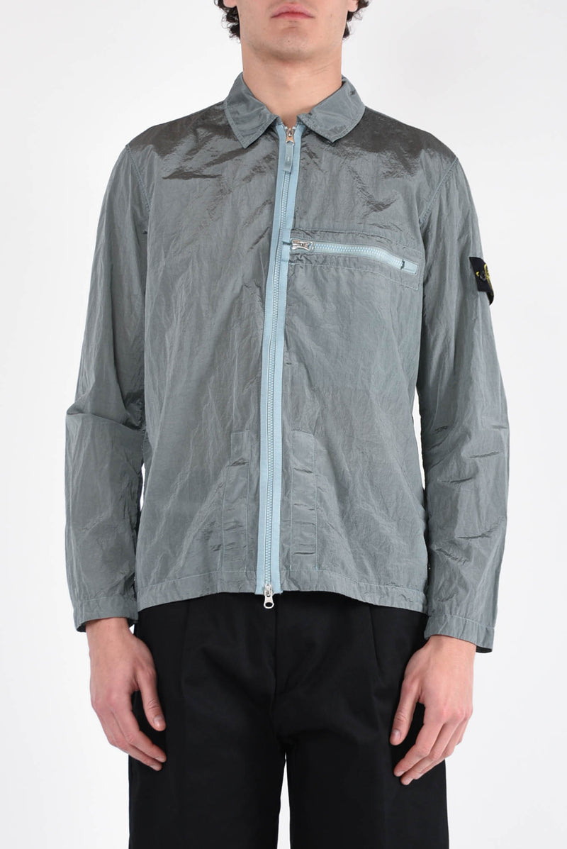 STONE ISLAND Overshirt in nylon metal in econyl® regenerated