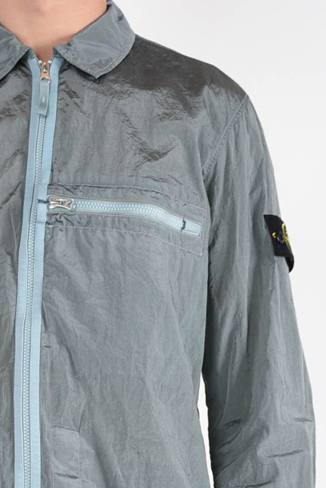 STONE ISLAND Overshirt in nylon metal in econyl® regenerated