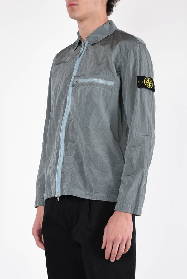 STONE ISLAND Overshirt in nylon metal in econyl® regenerated