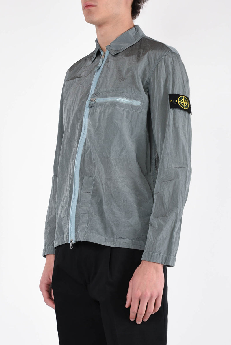 STONE ISLAND Overshirt in nylon metal in econyl® regenerated