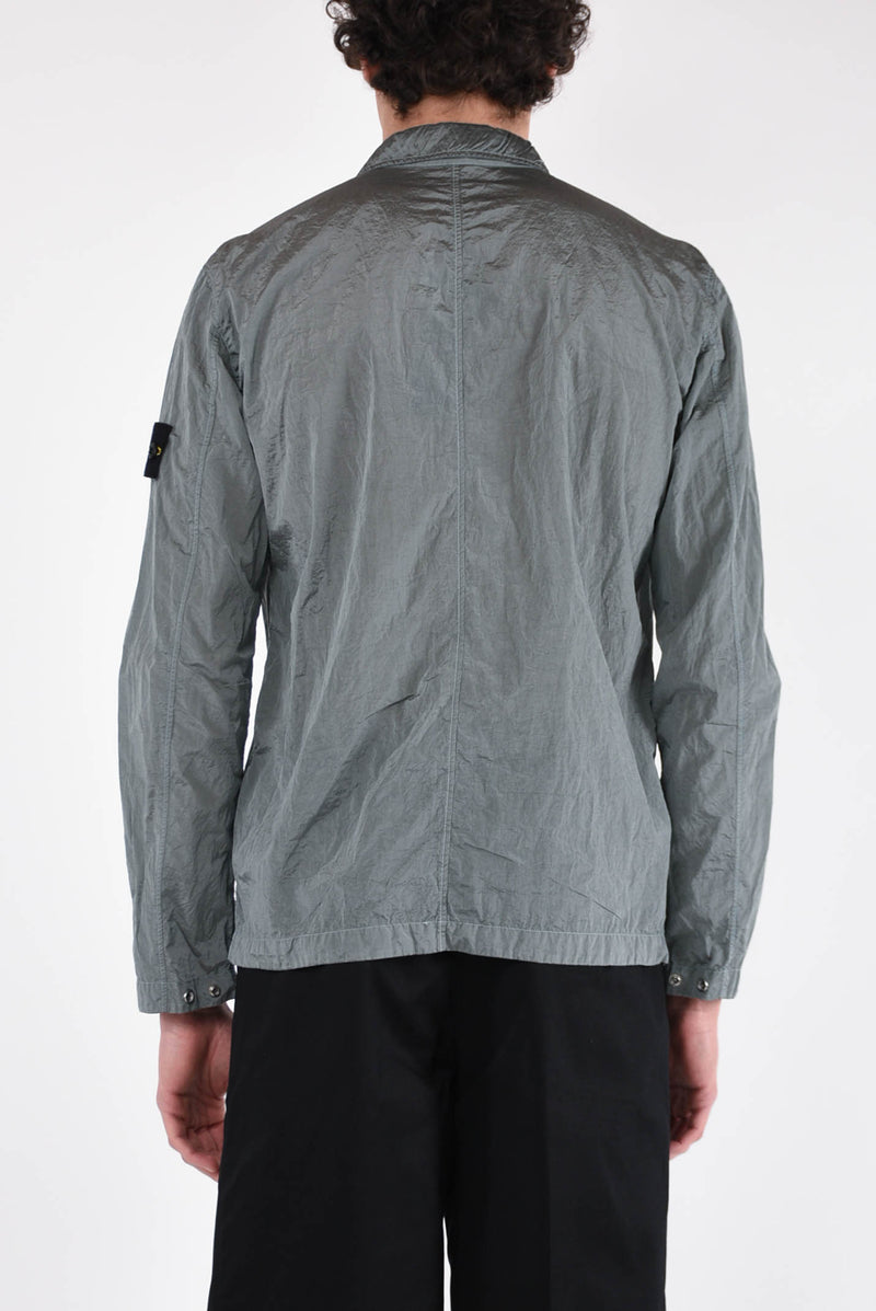 STONE ISLAND Overshirt in nylon metal in econyl® regenerated