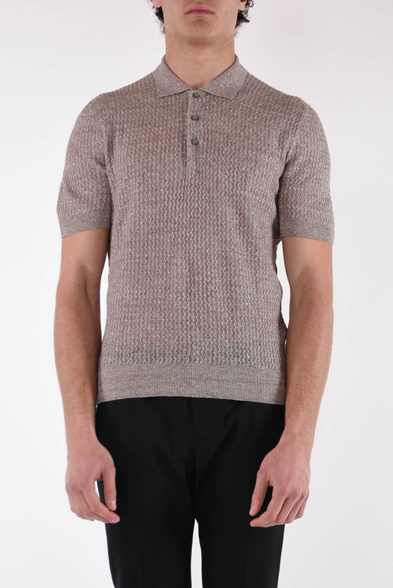 TAGLIATORE Polo in lino
