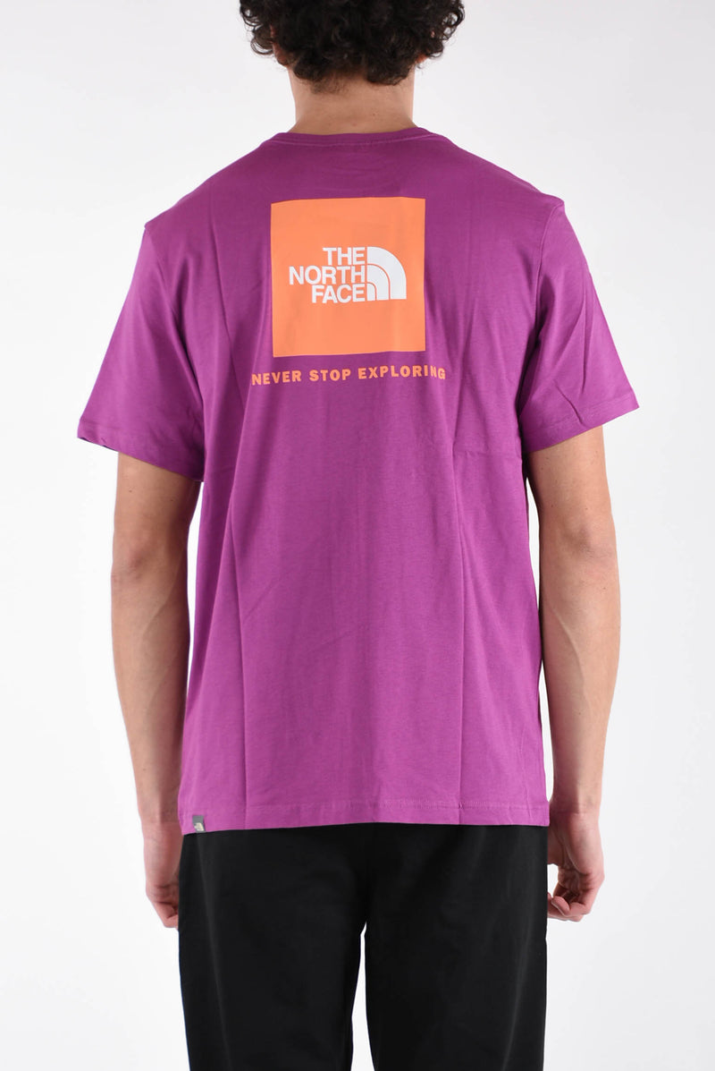 THE NORTH FACE T-shirt redbox in cotone