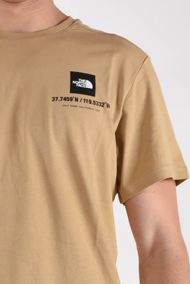 THE NORTH FACE T-shirt coordinates in cotone