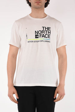 THE NORTH FACE T-shirt foundation in cotone