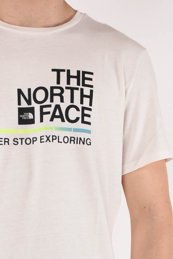 THE NORTH FACE T-shirt foundation in cotone