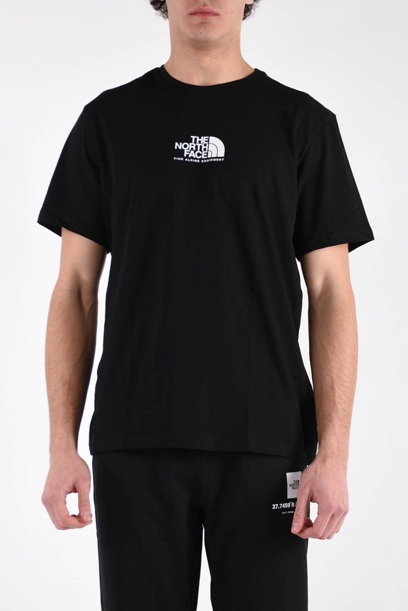 THE NORTH FACE T-shirt fine alpine in cotone