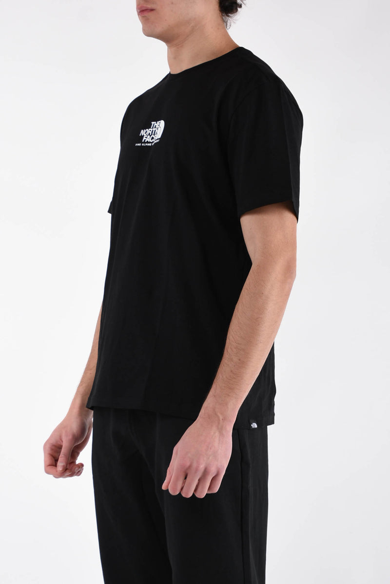 THE NORTH FACE T-shirt fine alpine in cotone