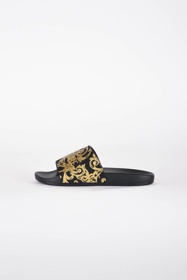 VERSACE JEANS COUTURE Ciabatta stampa barocca in gomma