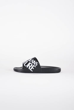 VERSACE JEANS COUTURE Ciabatta con logo in gomma