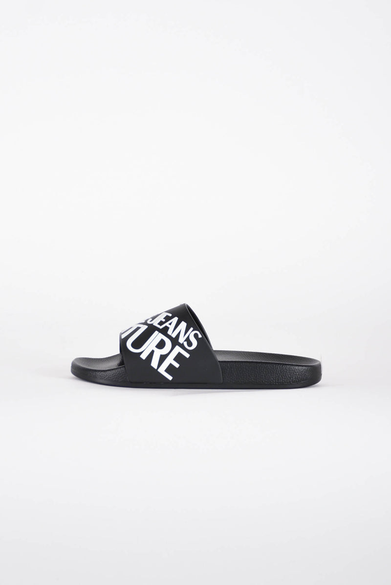 VERSACE JEANS COUTURE Ciabatta con logo in gomma