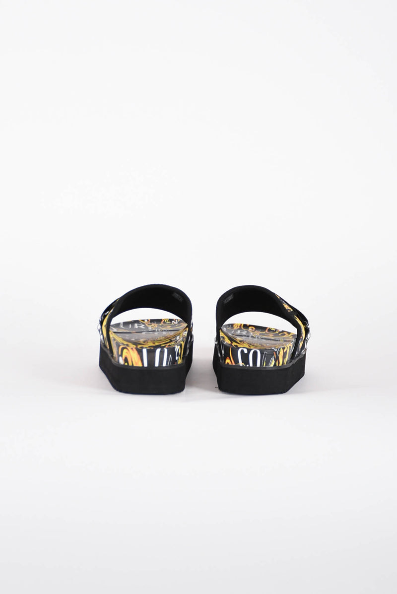 VERSACE JEANS COUTURE Ciabatta stampa barocca in nylon