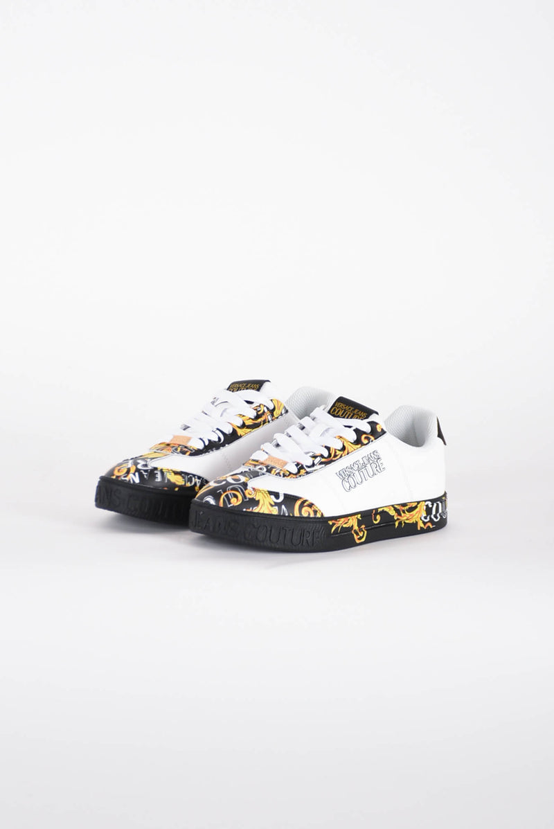 VERSACE JEANS COUTURE Sneakers con stampa in pelle
