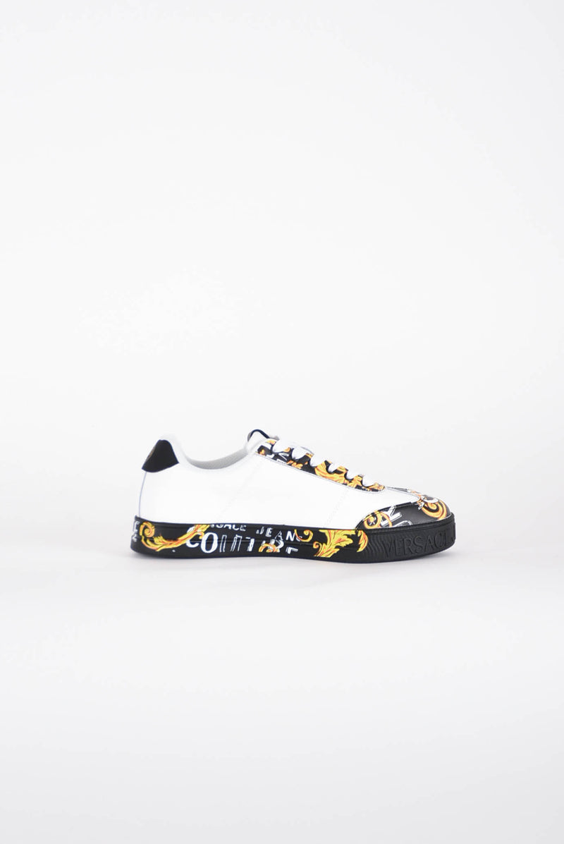 VERSACE JEANS COUTURE Sneakers con stampa in pelle